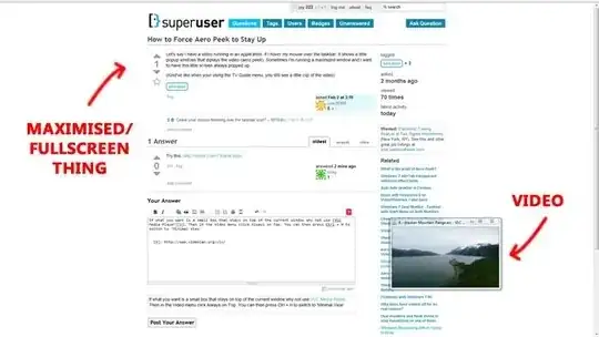 vlc video in a tiny box