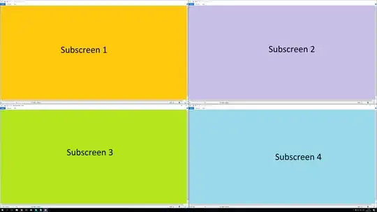 before monitor turned off