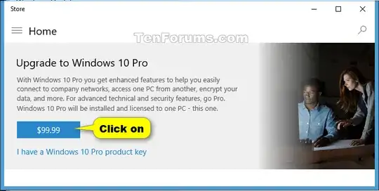 Upgrade to Windows 10 Pro