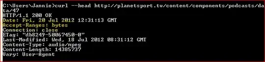 inspecting http header via curl