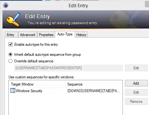KeePass Auto-Type custom sequence