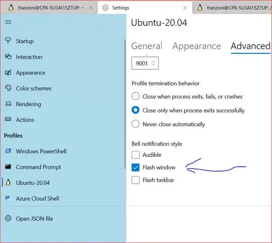 replace Windows chime with flashing window