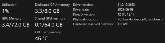task manager - performance tab -gpu 