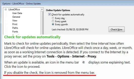 Check for updates automatically