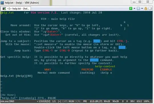 vim screenshot