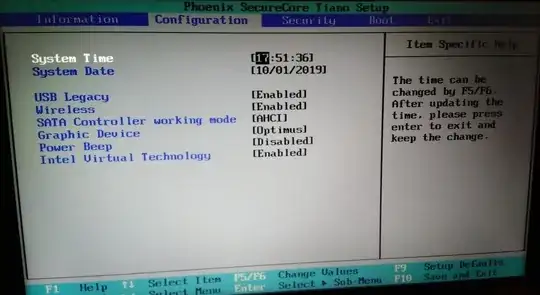 Configuration Menu