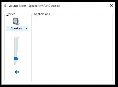 Speakers device is lonely.