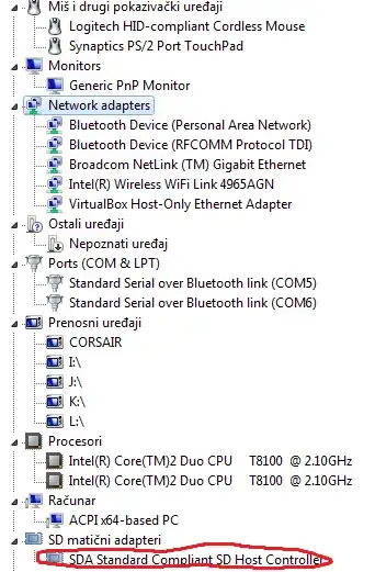 expanded list of devices in device manager part 2 with affected devices highlighted