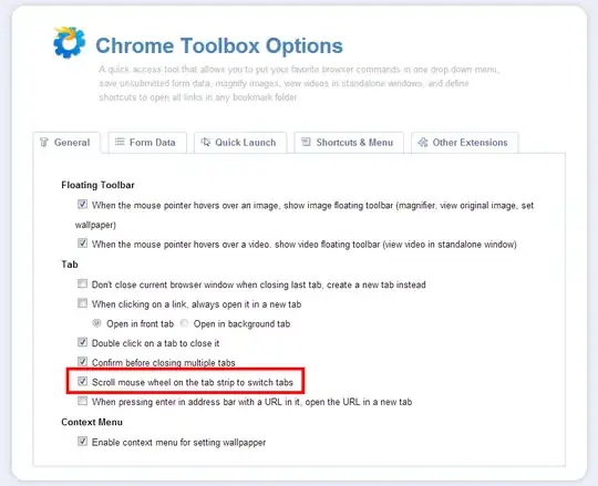 Chrome Toolbox Options