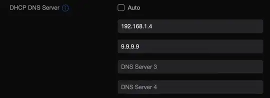 Unifi DHCP DNS Settings