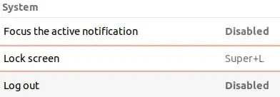 Ubuntu Settings | Keyboard Shortcuts