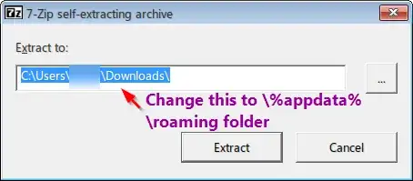 Extract To: dialogue box