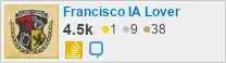 perfil para Francisco IA Lover en Stack Exchange, una red de sitios gratuitos de preguntas y respuestas impulsados por la comunidad