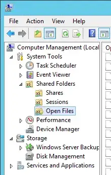 Screenshot of Computer Management