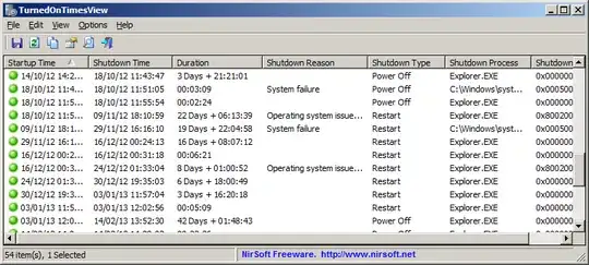 screenshot from author