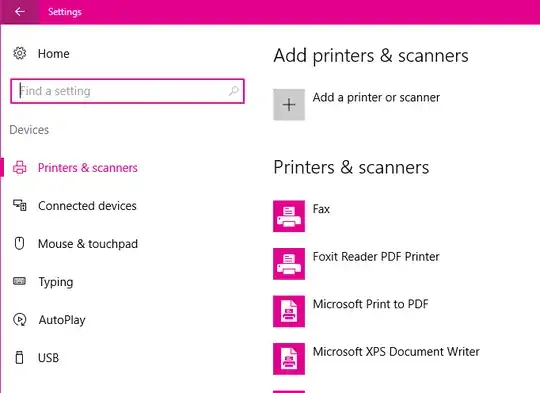 Settings, bluetooth option missing