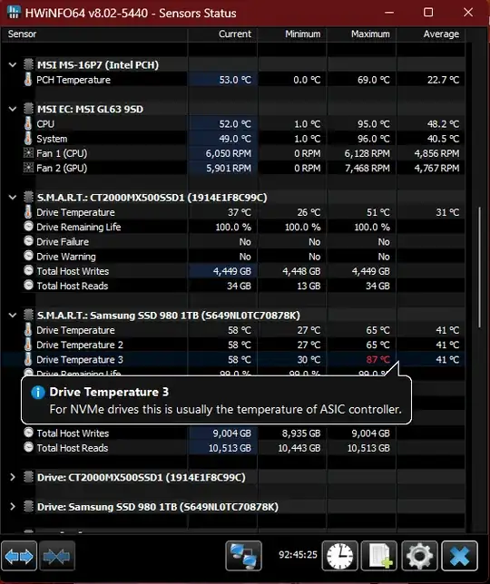 Overheating NVMe ASIC