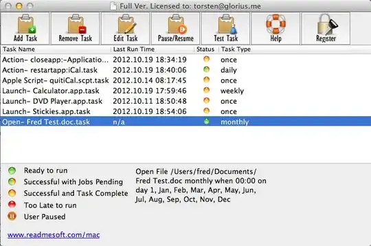Auto Scheduled Tasks software  screen