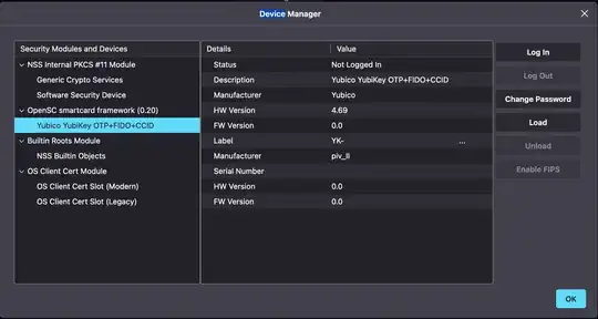 Settings -> Security Devices -> OpenSC -> Yubico Yubikey