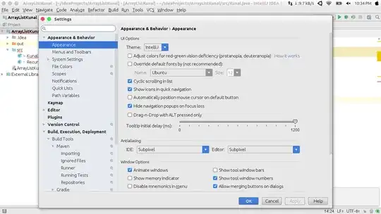 This is how it looks like with horrible font rendering on ubuntu 16.04