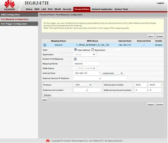 [Port Mapping attachment [1]]