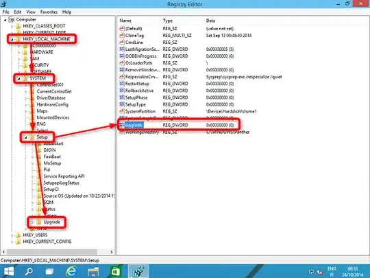 Delete Upgrade DWORD