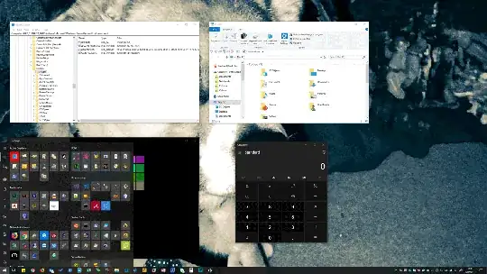 Different accent color for Start Menu and Windows