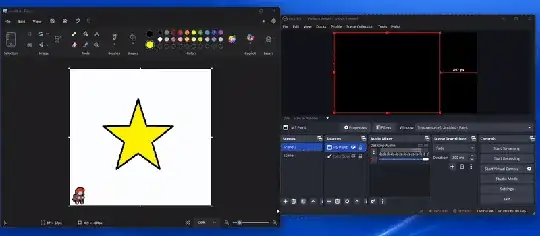 gif of OBS not capturing paint