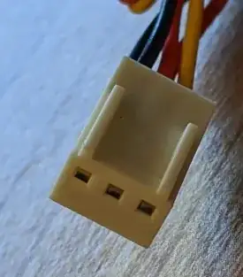 3-pin cable from chassis fan