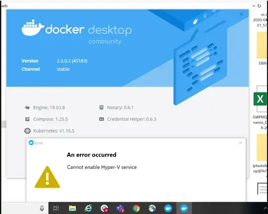 Image of error pop up