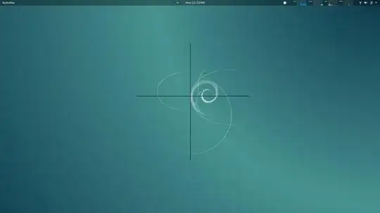 Gnome Desktop Crosshairs