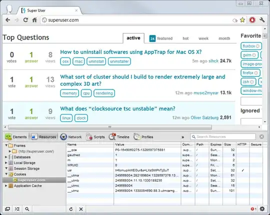 Chrome developer tools - delete cookies