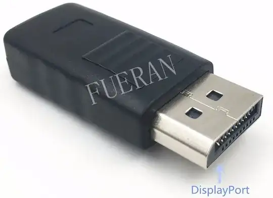 Fueran display port dongle.