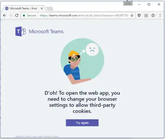 D'oh! To open the web app, you need to change your browser settings to allow third-party cookies.