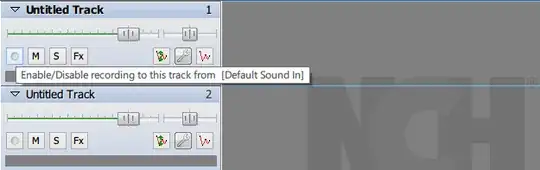 Enable recording from tracks 1 and 2