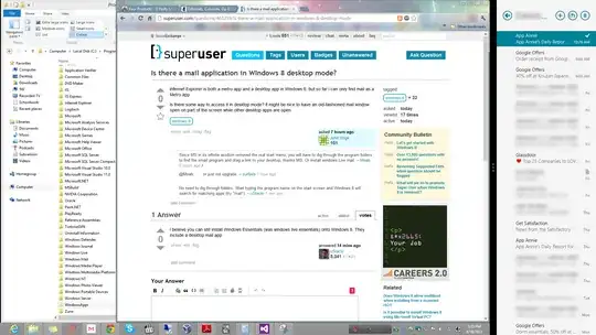 Windows Runtime app & Desktop apps side-by-side