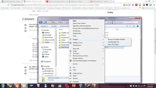 Get shareable link of any folder in Dropbox