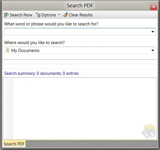 Search PDF in PDF-Viewer