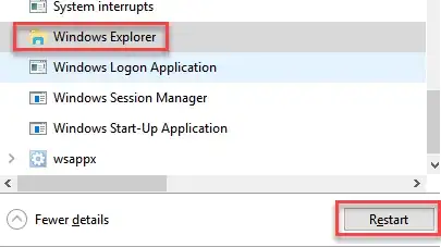 Explorer Restart