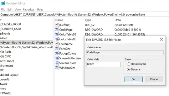 Manually changing the