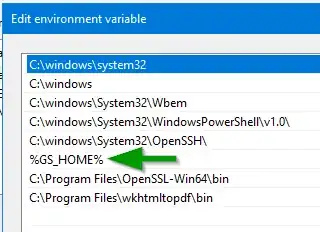 Added variable in PATH