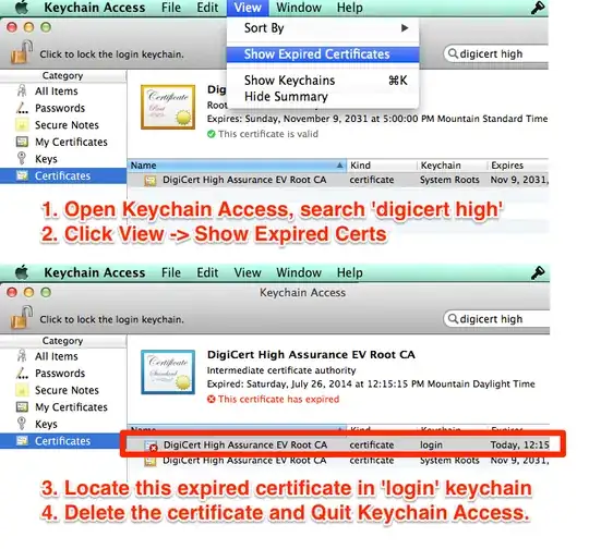fix keychain access