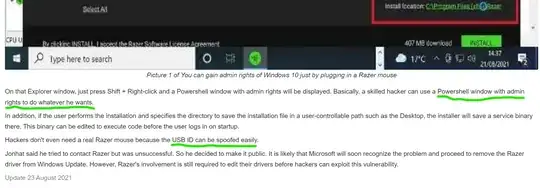 Razor mouse procedure