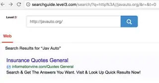 Level3 Search Guide in Chrome