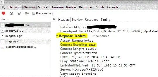 Screenshot of the Chrome inspector.