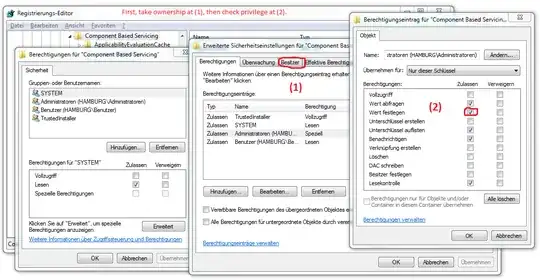Take ownership and grant yourself write permission