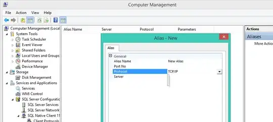 Broken dropdown for Alias