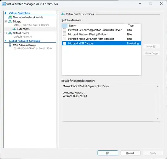 Hyper-V Virtual Switch Manager