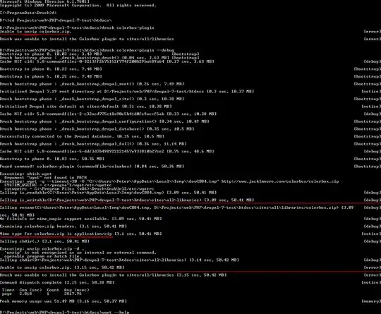 unzip after upgrading to 7.x-5.8, drush colorbox-plugin