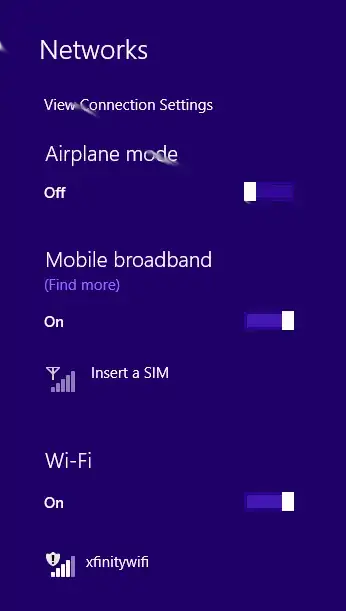 Windows 8.1 prompt for SIM